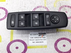 Comando de Vidros Frt / Esq Renault  Laguna III de 2010 - Ref OEM :  809610007R